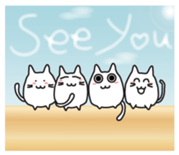 cat is to good morning from good night. sticker #6352223