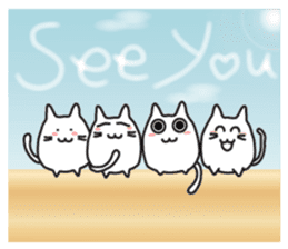 cat is to good morning from good night. sticker #6352223