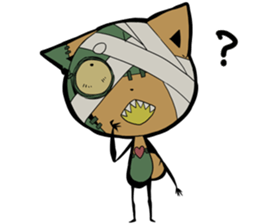 Zombie Shiba Inu ZOZO sticker #6352313