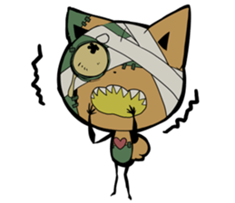 Zombie Shiba Inu ZOZO sticker #6352314