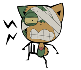 Zombie Shiba Inu ZOZO sticker #6352316