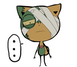 Zombie Shiba Inu ZOZO sticker #6352317