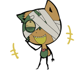 Zombie Shiba Inu ZOZO sticker #6352318