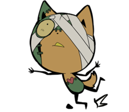 Zombie Shiba Inu ZOZO sticker #6352322