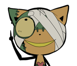 Zombie Shiba Inu ZOZO sticker #6352324