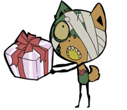 Zombie Shiba Inu ZOZO sticker #6352327