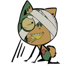 Zombie Shiba Inu ZOZO sticker #6352328