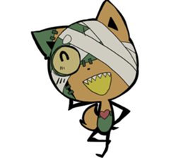 Zombie Shiba Inu ZOZO sticker #6352333