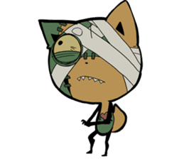 Zombie Shiba Inu ZOZO sticker #6352334