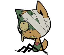 Zombie Shiba Inu ZOZO sticker #6352339