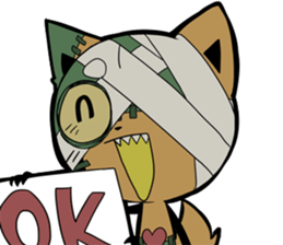 Zombie Shiba Inu ZOZO sticker #6352342