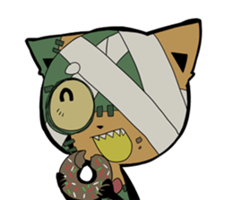 Zombie Shiba Inu ZOZO sticker #6352350