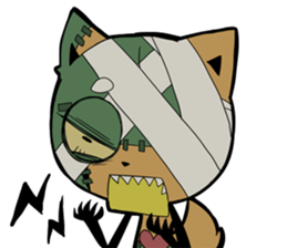 Zombie Shiba Inu ZOZO sticker #6352351