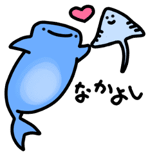 Whale Shark & Manta's daily life part1 sticker #6352435