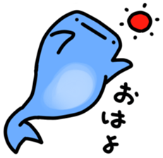 Whale Shark & Manta's daily life part1 sticker #6352440