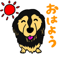 Miniature Dachshund, YAYOI sticker #6352992