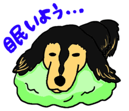 Miniature Dachshund, YAYOI sticker #6352993