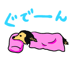 Miniature Dachshund, YAYOI sticker #6353002