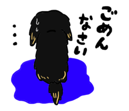 Miniature Dachshund, YAYOI sticker #6353020