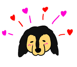 Miniature Dachshund, YAYOI sticker #6353024