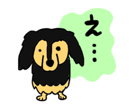 Miniature Dachshund, YAYOI sticker #6353025