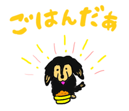 Miniature Dachshund, YAYOI sticker #6353030