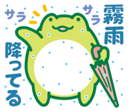 Rain frog sticker #6353112