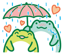 Rain frog sticker #6353135