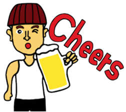 Super lonely boy sticker #6354352