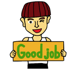 Super lonely boy sticker #6354357