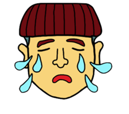 Super lonely boy sticker #6354358