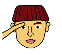 Super lonely boy sticker #6354374