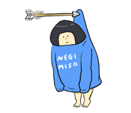 ONIGIRL STICKER sticker #6354525