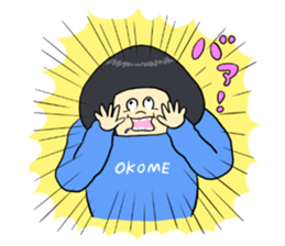 ONIGIRL STICKER sticker #6354530