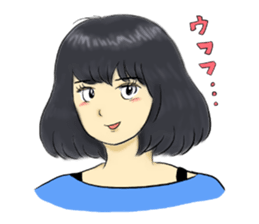 ONIGIRL STICKER sticker #6354533