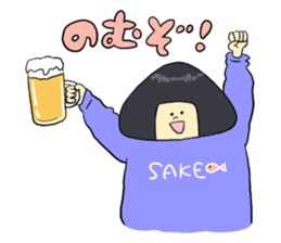 ONIGIRL STICKER sticker #6354544