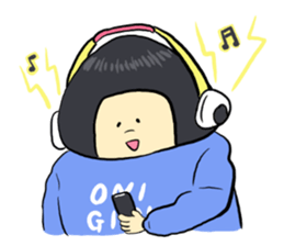 ONIGIRL STICKER sticker #6354550