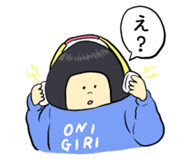 ONIGIRL STICKER sticker #6354551