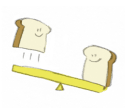 Bread is cute. sticker #6355143