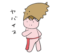 Horse in a swimsuit3 sticker #6355392