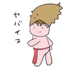 Horse in a swimsuit3 sticker #6355392