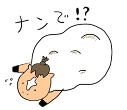 Horse in a swimsuit3 sticker #6355393