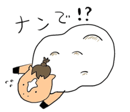 Horse in a swimsuit3 sticker #6355393