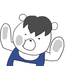 Horse in a swimsuit3 sticker #6355419