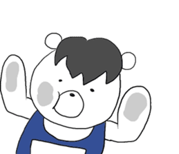 Horse in a swimsuit3 sticker #6355419