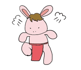 Horse in a swimsuit3 sticker #6355423