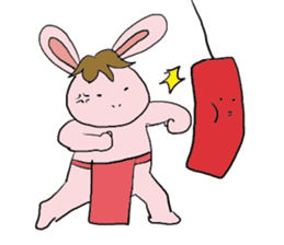 Horse in a swimsuit3 sticker #6355424