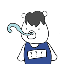 Horse in a swimsuit3 sticker #6355427