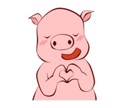 Pigmouse couples sticker #6356379