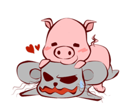 Pigmouse couples sticker #6356391